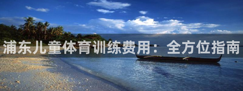 尊龙凯时官网首页：浦东儿童体育训练费用：全方位指南