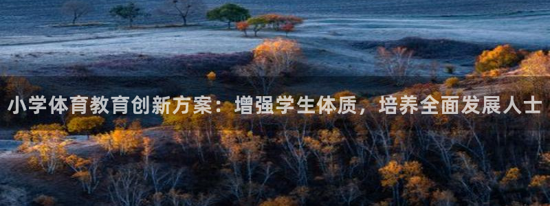 z6尊龙凯时旗：小学体育教育创新方案：增强学生体质，