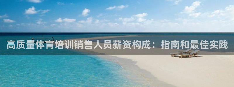 尊龙凯时赢不了：高质量体育培训销售人员薪资构成：指南和最佳实