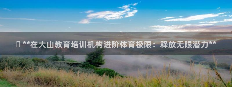尊龙旗舰app：✅ **在大山教育培训机构进阶体育极